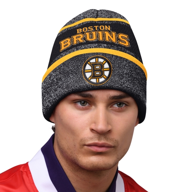 Beanie BOS Sideline beanie 2 Jaquard Boston Bruins