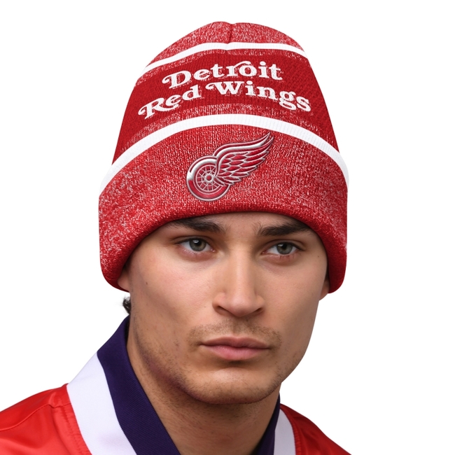 Beanie DET Sideline beanie 2 Jaquard Detroit Red Wings