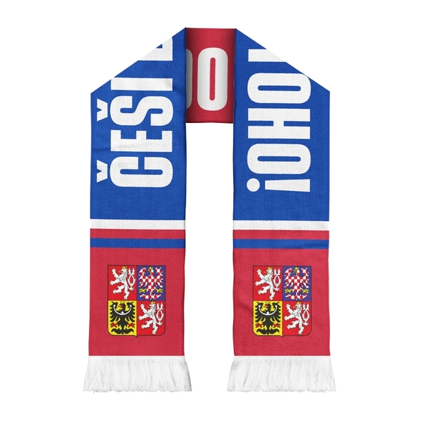 Scarf Češi do toho Czech emblem Czech Hockey