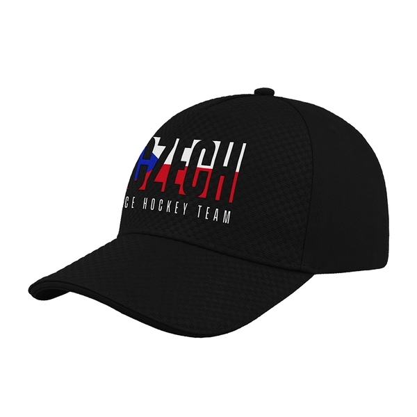 Cap for kids Flag black Czech Hockey CH