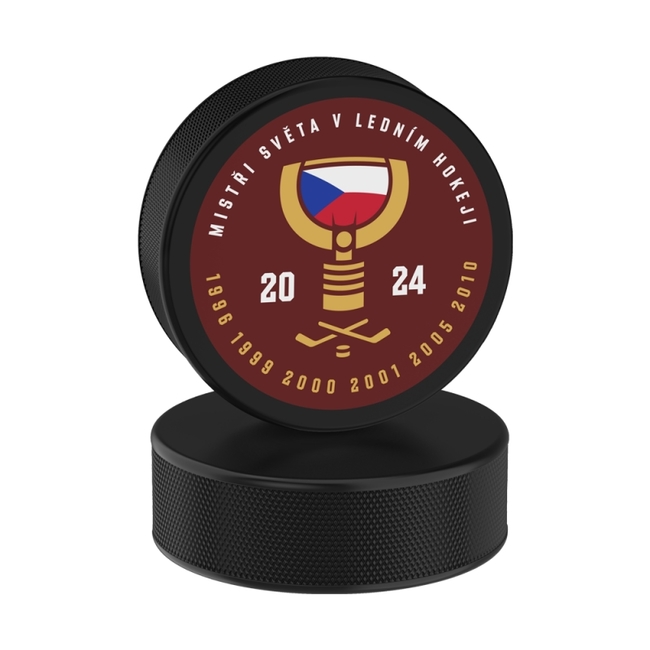 Puk kruhové logo MISTŘI 2024 Český hokej