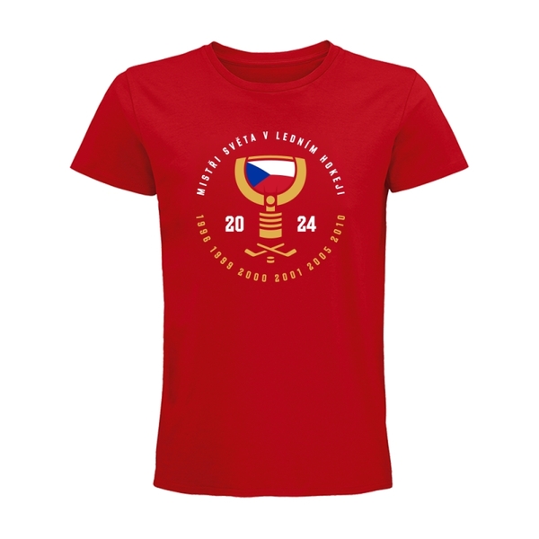 Women's t-shirt CHAMPIONS 2024 Czech Hockey