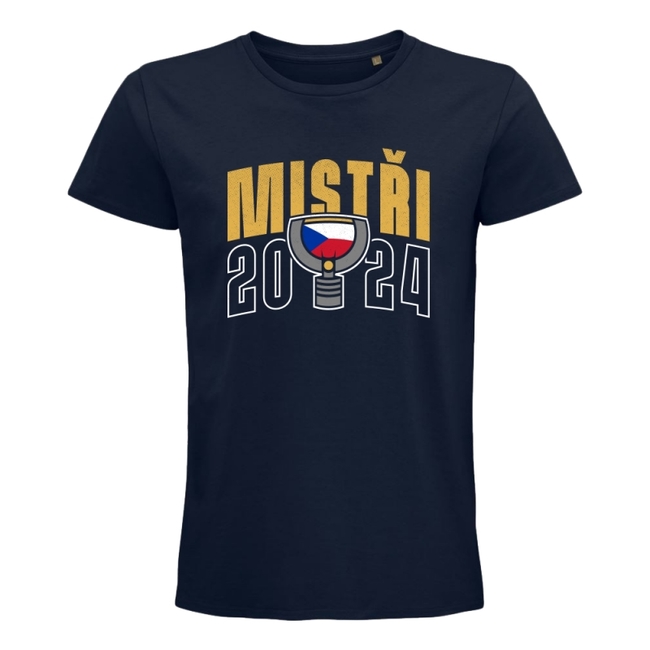 Men's t-shirt with cup Champions 2024 Czech Hockey