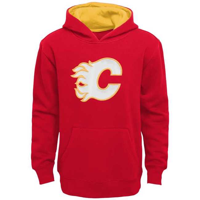 Young adult hoodie CAL Prime Pullover Fleece Calgary Flames