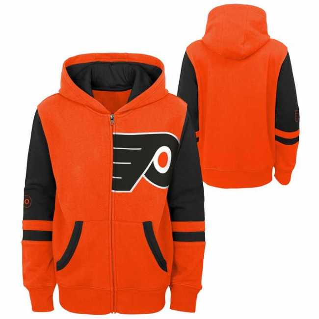 Young adult hoodie PHI Faceoff Full Zip Fleece Philadelphia Flyers