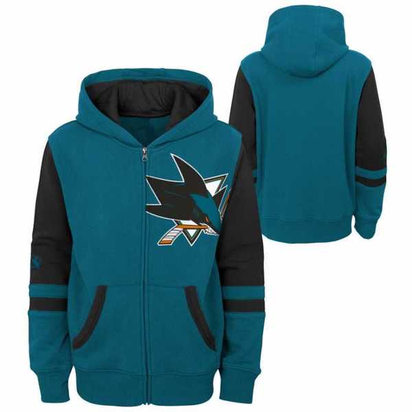 Young adult hoodie SJS Faceoff Full Zip Fleece San Jose Sharks