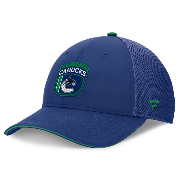 Cap VAN 24 Authentic Pro Draft Structured Trucker Vancouver Canucks