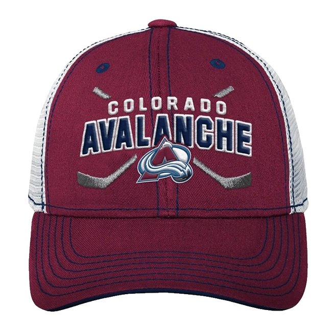 Cap youth COL lockup meshback adjustable Colorado Avalanche