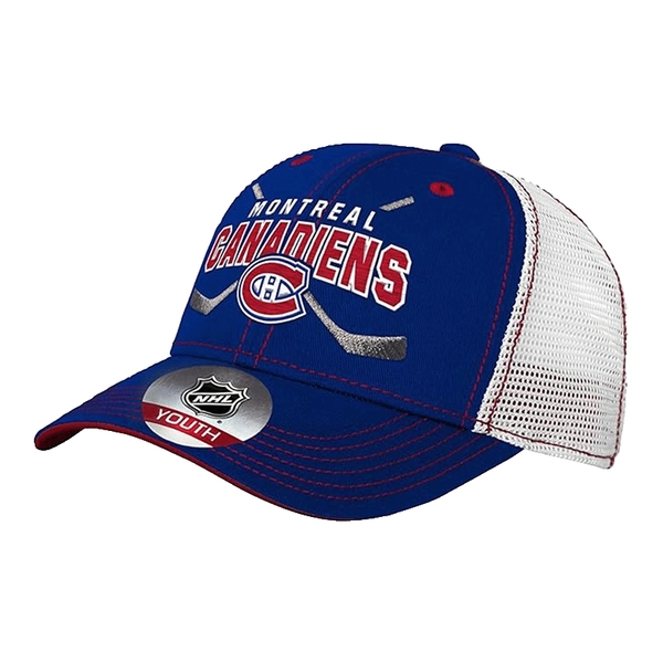 Cap youth MON lockup meshback adjustable Montreal Canadiens