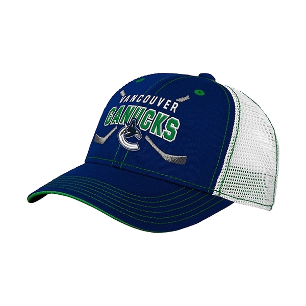 Cap youth VAN lockup meshback adjustable Vancouver Canucks