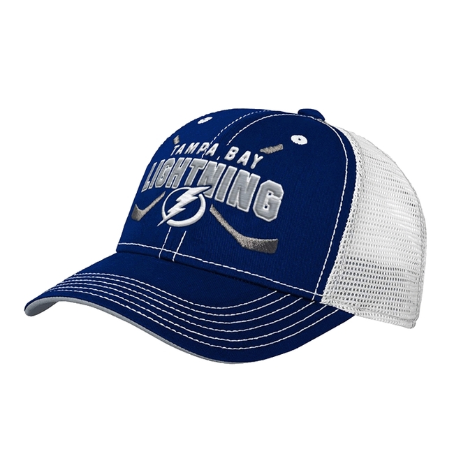 Cap youth TBA lockup meshback adjustable Tampa Bay Lightning