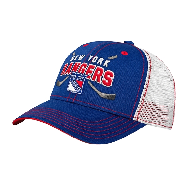 Cap youth NYR lockup meshback adjustable New York Rangers