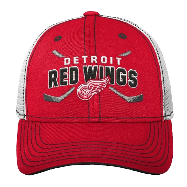 Cap youth DET lockup meshback adjustable Detroit Red Wings