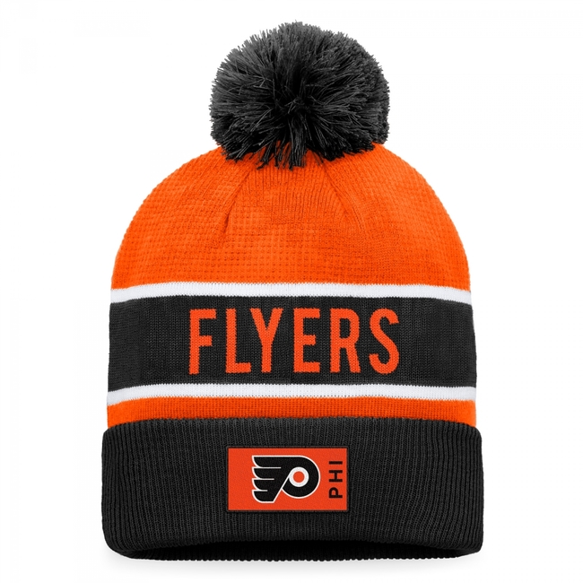 Kulich PHI Authentic Pro Game and Train Cuffed Pom Knit Philadelphia Flyers
