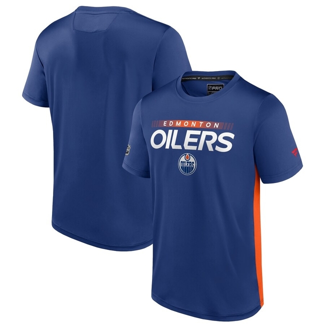 Tričko pánské sportovní EDM RINK SS Tech Tee Edmonton Oilers