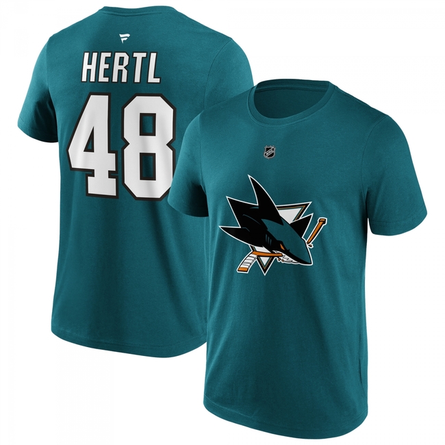 Men's t-shirt SJS Hertl Name et Number Graphic San Jose Sharks