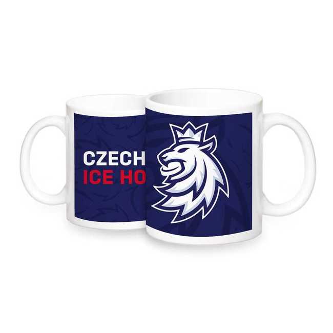 Hrnek navy logo lev Český hokej ČH