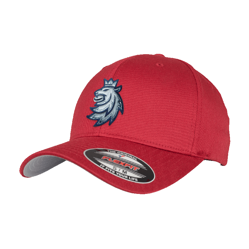 Kšiltovka pro dospělé Wooly červená logo lev ČH Český hokej