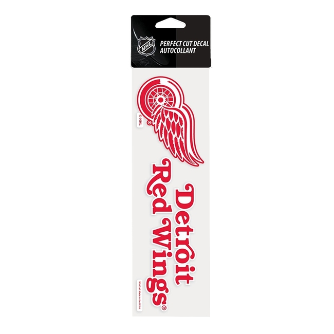 Sticker 25 x 7,5 DET Perfect Cut Decal TEAM Detroit Red Wings