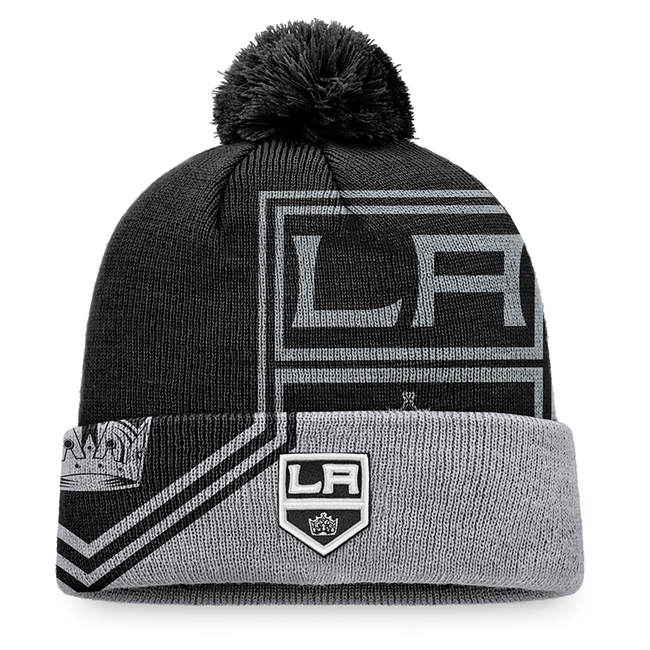 Beanie LAK Block Party Cuffed with Pom Los Angeles Kings