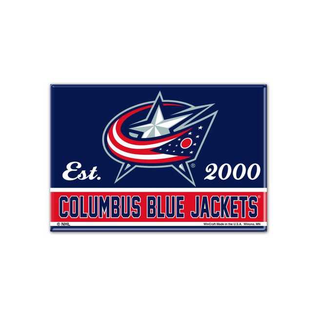 Metal Magnet CBJ TEAM Columbus Blue Jackets
