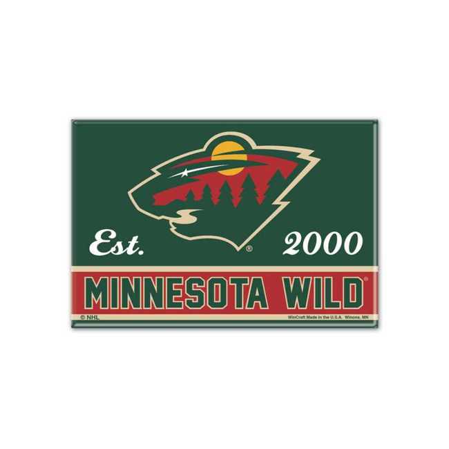 Metal Magnet MIN TEAM Minnesota Wild