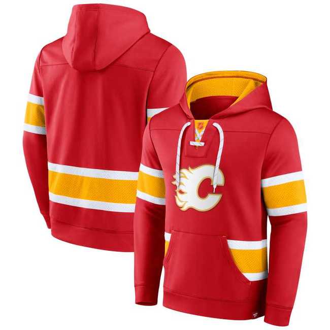 Men's hoodie CAL Mens Iconic NHL Exclusive Pullover Hoodie Calgary Flames