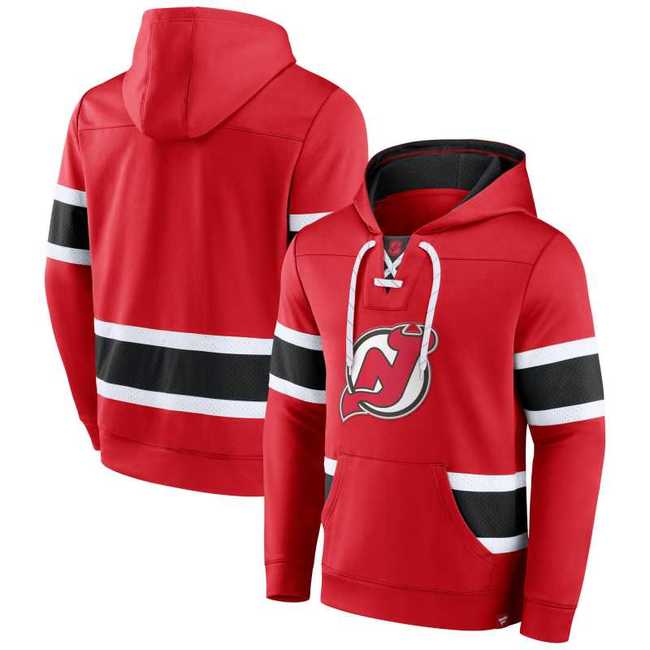 Men's hoodie NJD Mens Iconic NHL Exclusive Pullover Hoodie New Jersey Devils