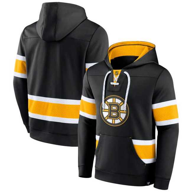 Mikina pánská BOS Mens Iconic NHL Exclusive Pullover Hoodie Boston Bruins