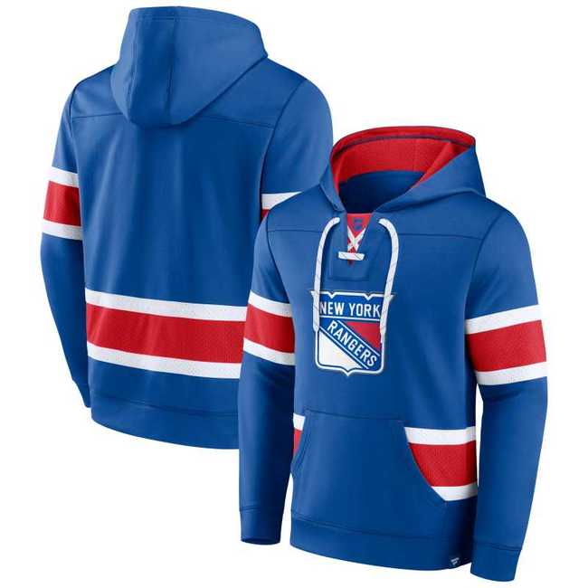 Mikina pánská NYR Mens Iconic NHL Exclusive Pullover Hoodie New York Rangers