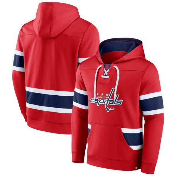 Mikina pánská WAS Mens Iconic NHL Exclusive Pullover Hoodie Washington Capitals