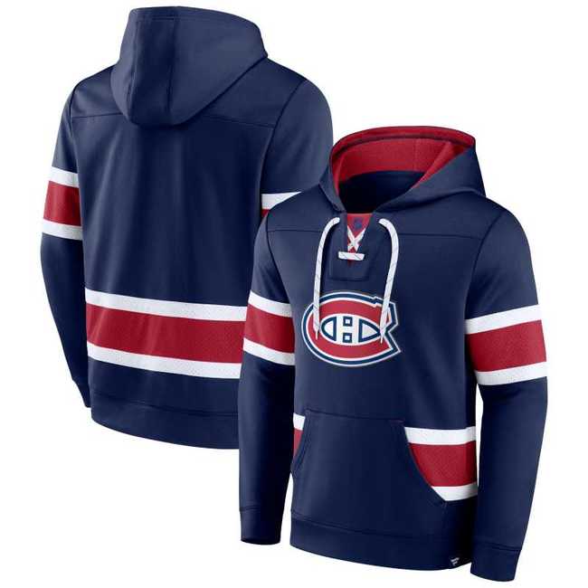 Men's hoodie MON Mens Iconic NHL Exclusive Pullover Hoodie Montreal Canadiens
