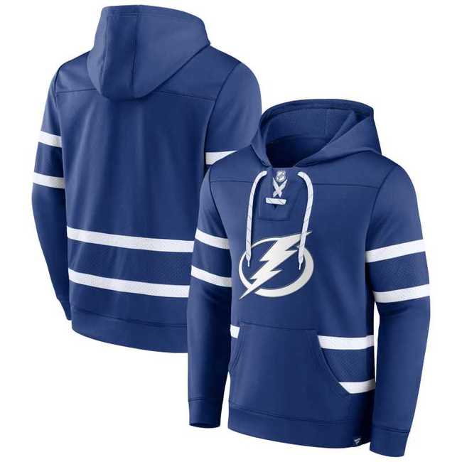Men's hoodie TBA Mens Iconic NHL Exclusive Pullover Hoodie Tampa Bay Lightning