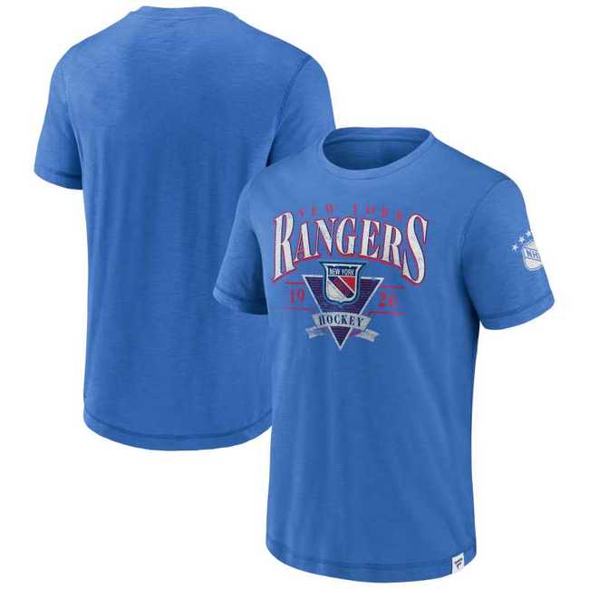 Men's t-shirt NYR True Classics Cotton Slub Elevated New York Rangers