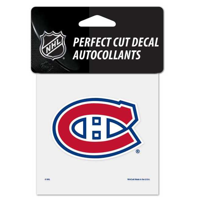 Sticker MON Perfect Cut Decal logo Montreal Canadiens
