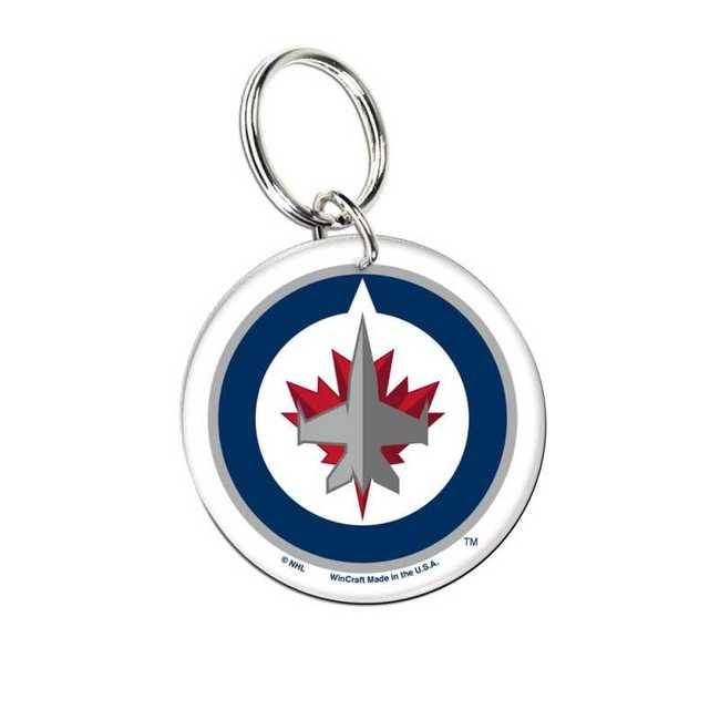 Key Ring WIN Acrylic logo Winnipeg Jets