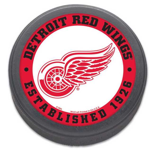 Hockey puck DET Detroit Red Wings