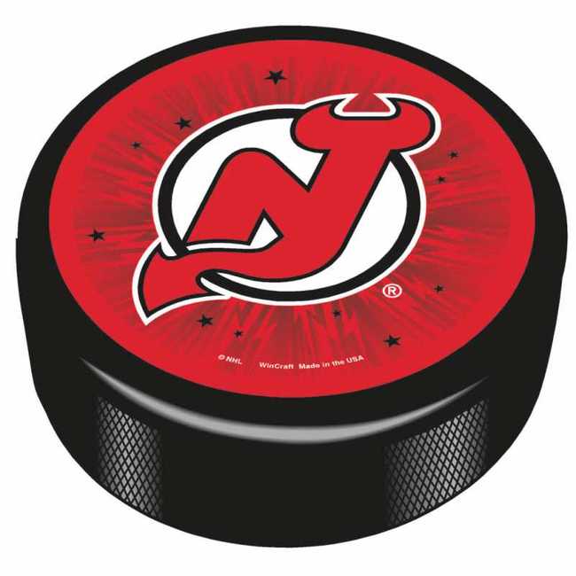 Hockey puck NJD New Jersey Devils
