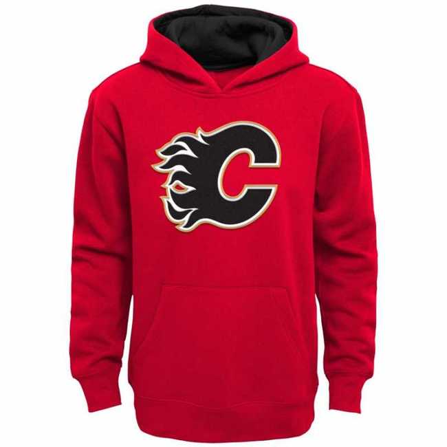 Kid's hoodie CAL PO Fleece Hood Calgary Flames