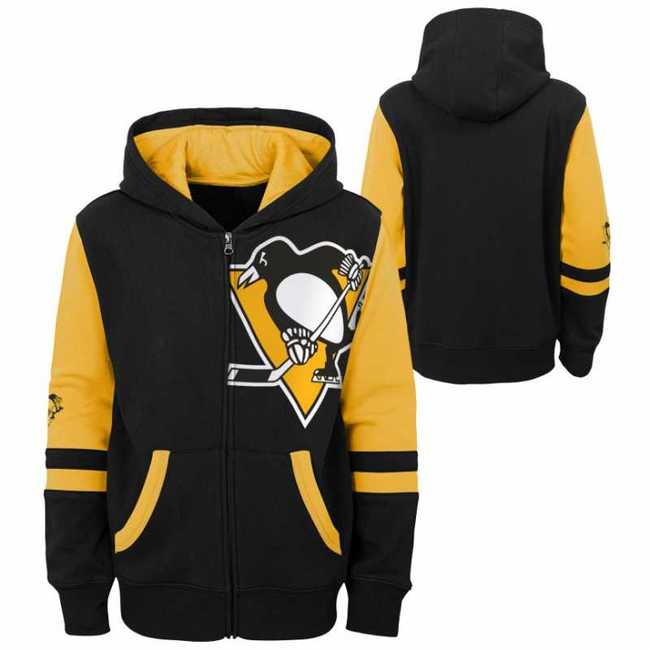 Kid's hoodie PIT Faceoff Full Zip Fleece Pittsburgh Penguins