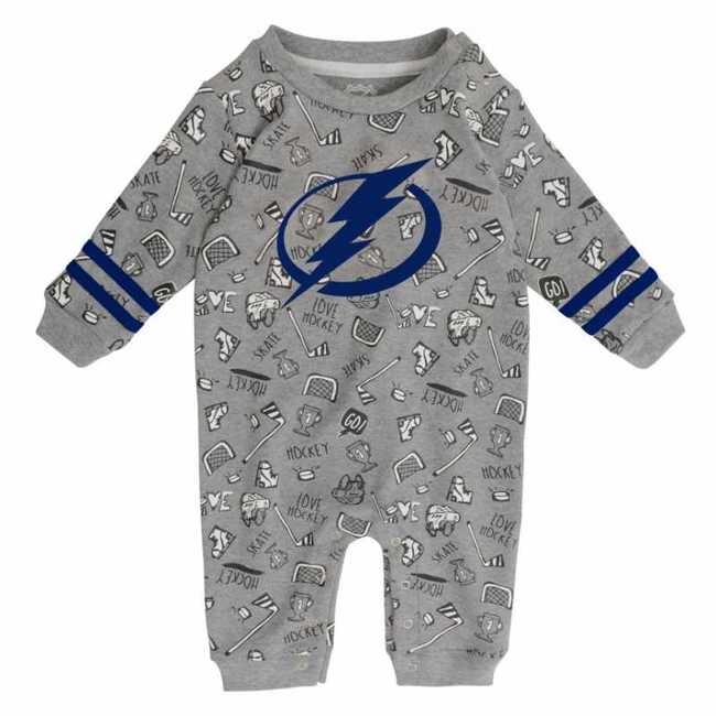 Baby jumpsuit TBA Gifted Player LS Coverall Tampa Bay Lightning
