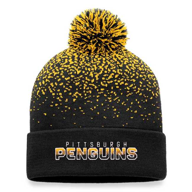 Beanie PIT Iconic Gradiant Cuff with Pom Pittsburgh Penguins