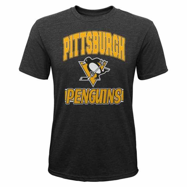 Tričko dětské PIT All Time SS Triblend Pittsburgh Penguins
