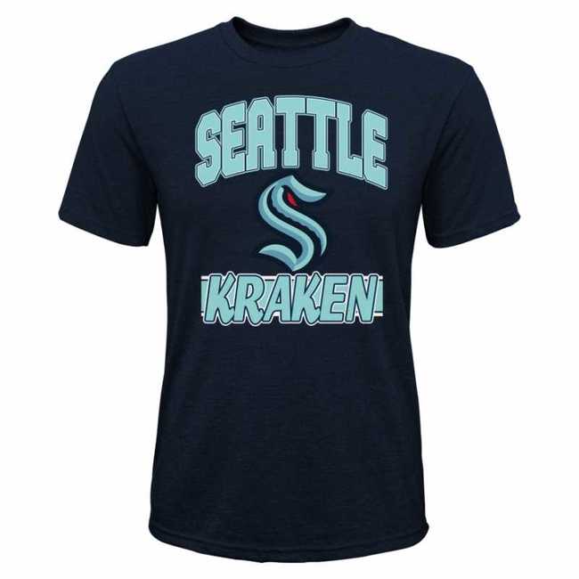 Kid's t-shirt SEA All Time SS Triblend Seattle Kraken