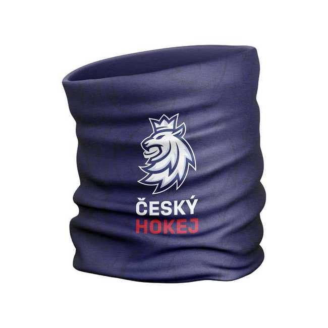 Multifunkční šátek logo lev modrý ČH Český hokej