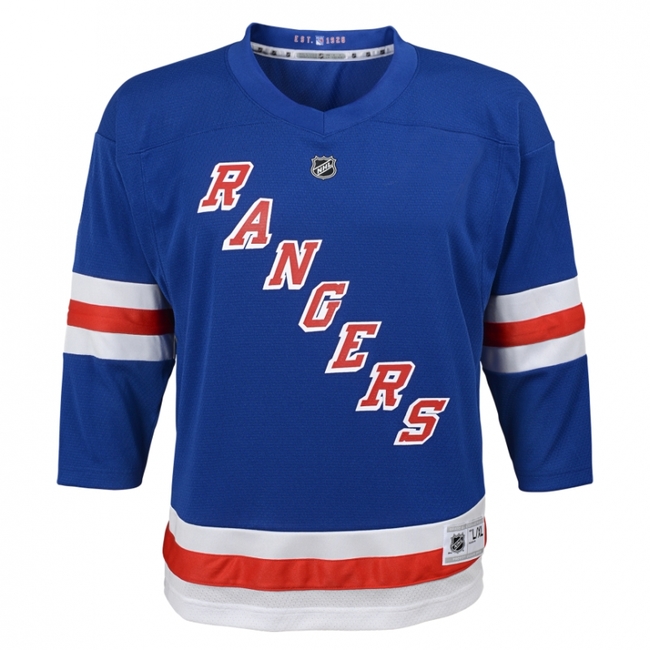 Kid's jersey NYR home replica Team Color New York Rangers