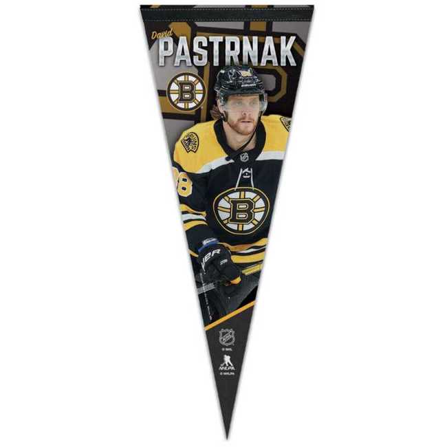 Vlaječka BOS P88 Pastrňák Premium Player Boston Bruins