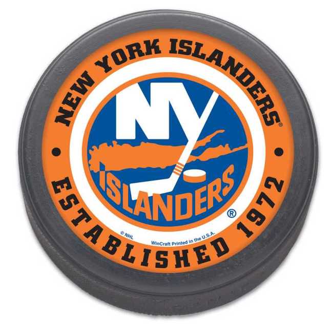 Hockey puck NYI New York Islanders