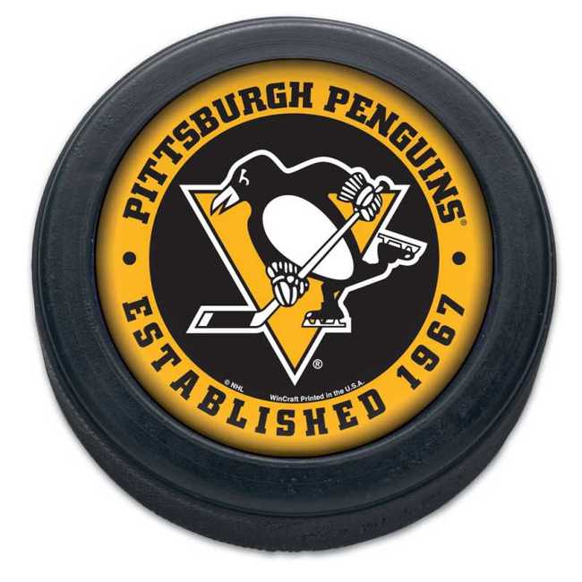 Hockey puck PIT Pittsburgh Penguins