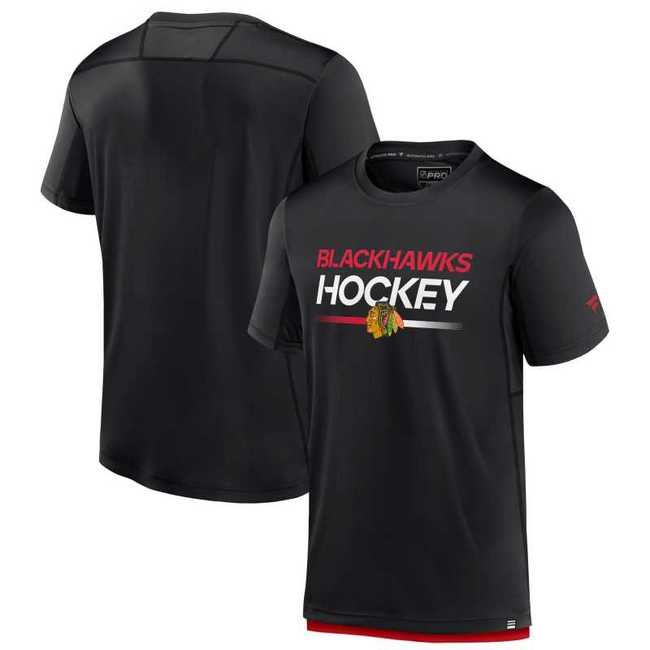 Men's sport t-shirt CHI 23 Authentic Pro SS Tech Tee Chicago Blackhawks